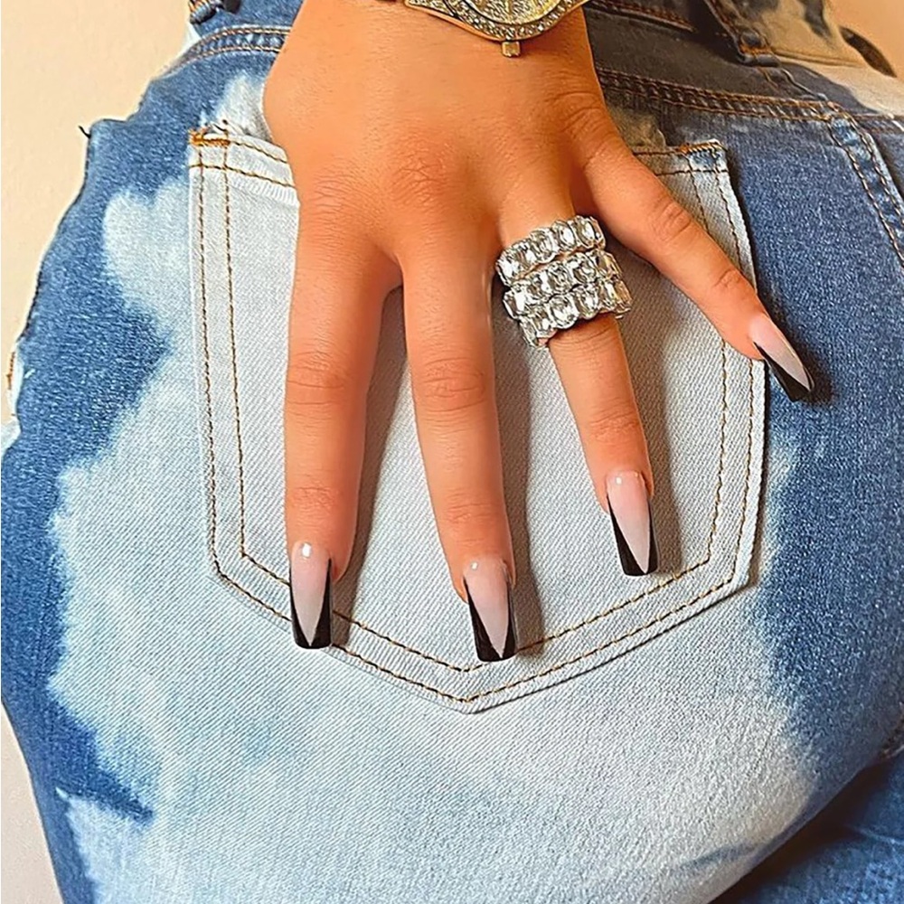 Sparkling Stackable Ring Set - image 3